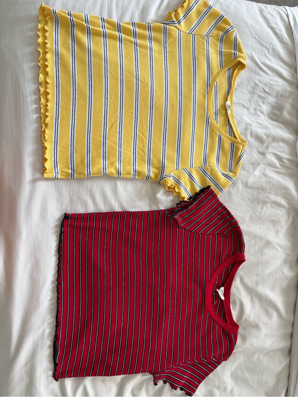 BUNDLE Garage Striped Ribbed Tops